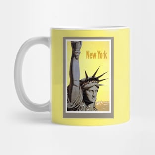 New York Travel Poster Mug